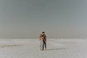 White Sands Adventurous Couples Photoshoot